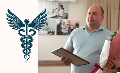 Олег Дзюбенко привітав колектив обласного перинатального центру з нагоди Дня медичних працівників